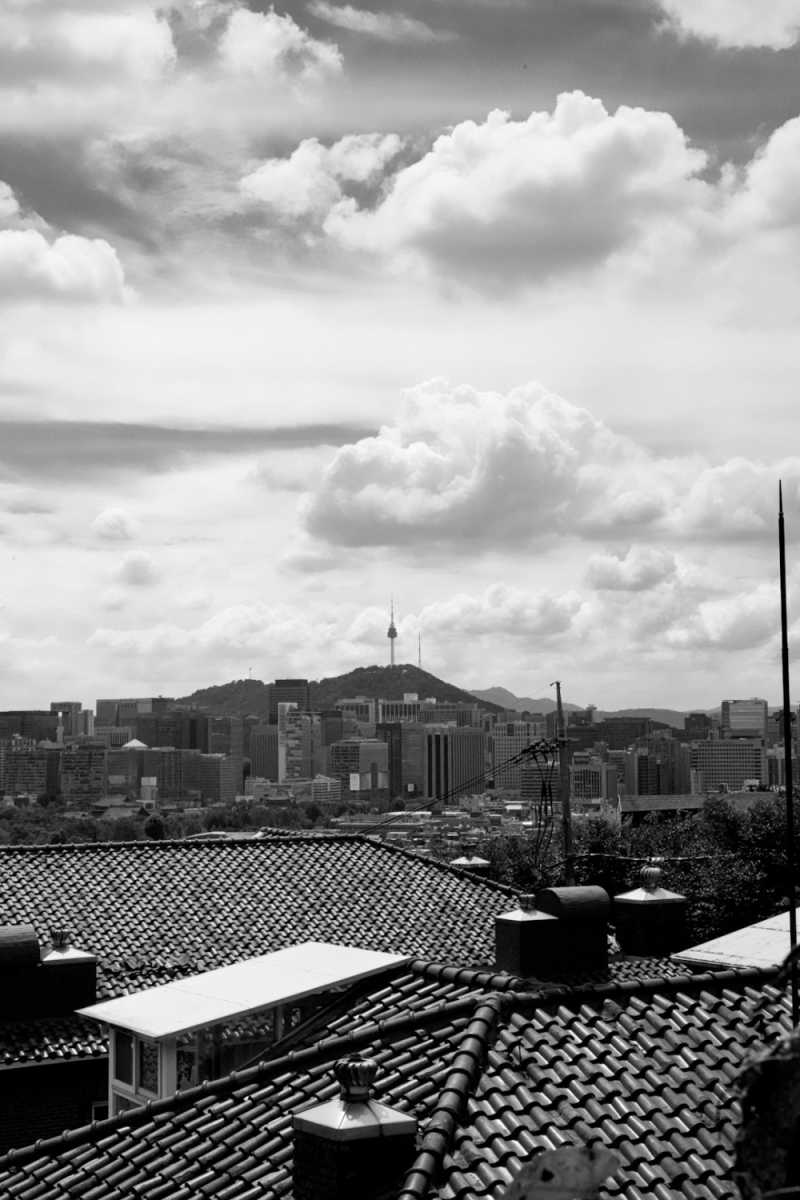 Wall Poster - City Rooftops in South Korea