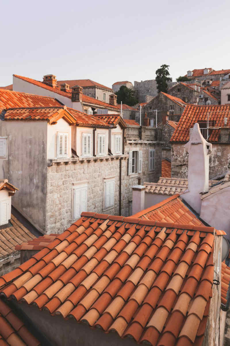 Wall Poster - City Rooftops in the Azores
