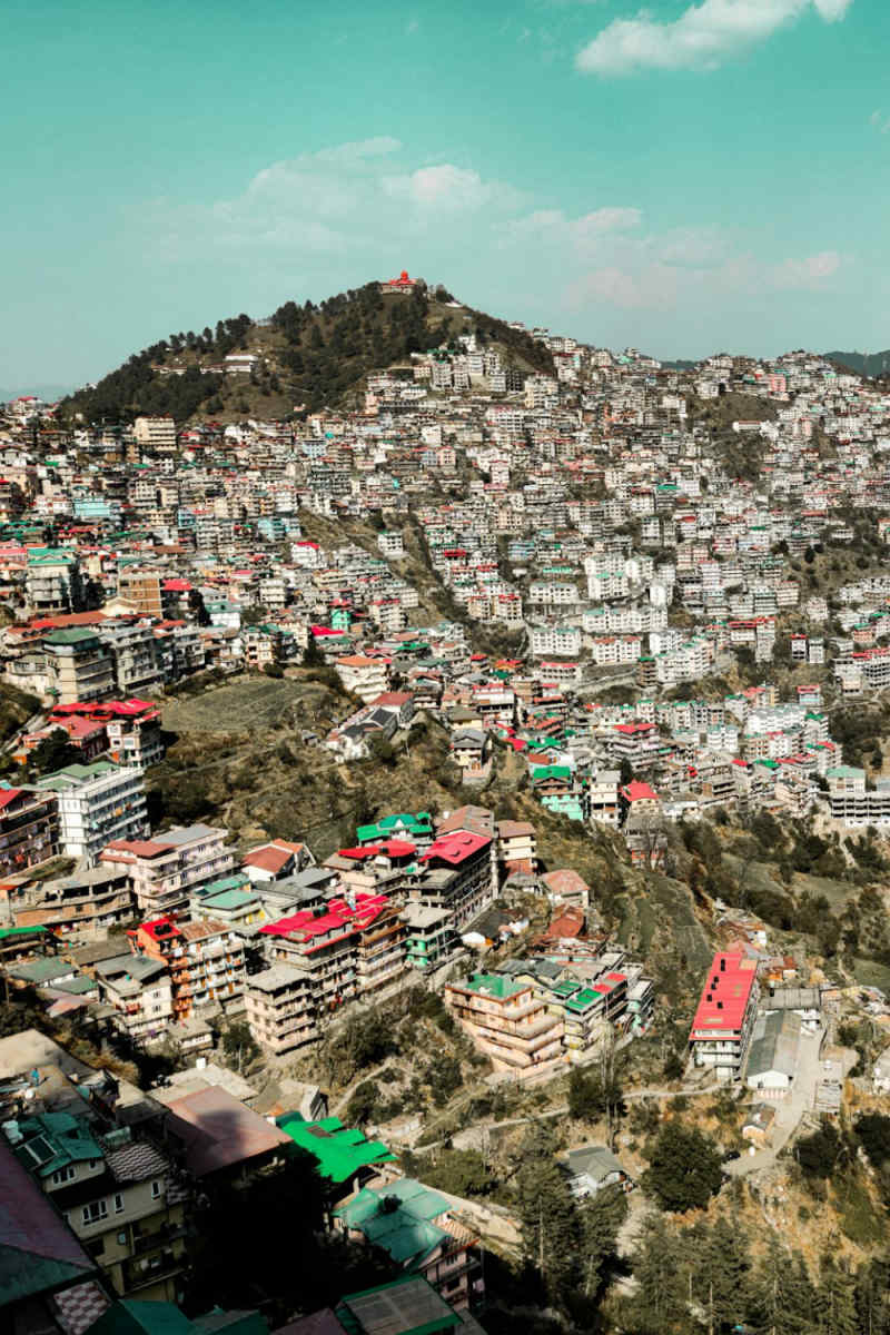 Wall Poster - City Rooftops in the Himalayas