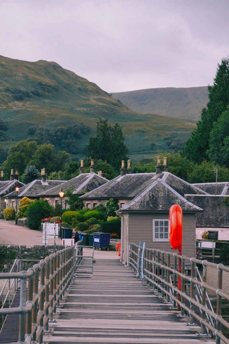 Wall Poster - City Rooftops in the Scottish Highlands