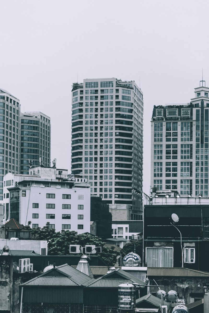Wall Poster - City Rooftops in Vietnam