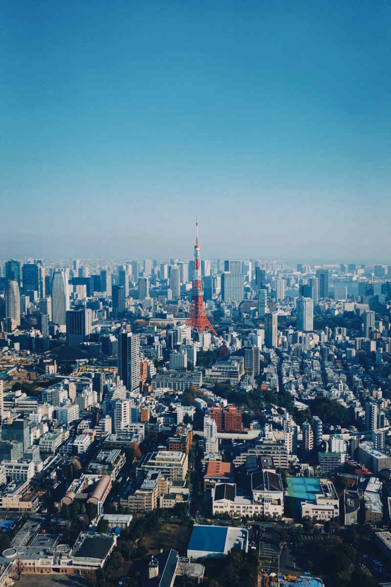 Wall Poster - City Skyline in Japan