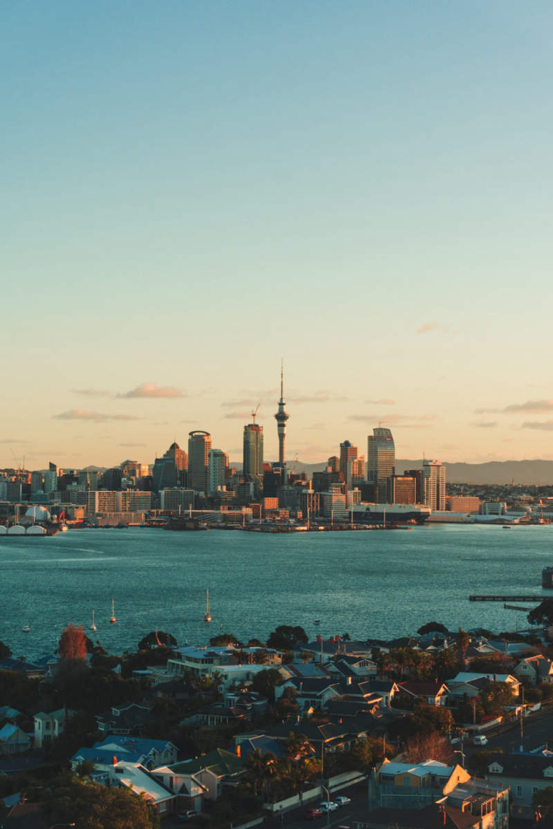 Wall Poster - City Skyline in New Zealand