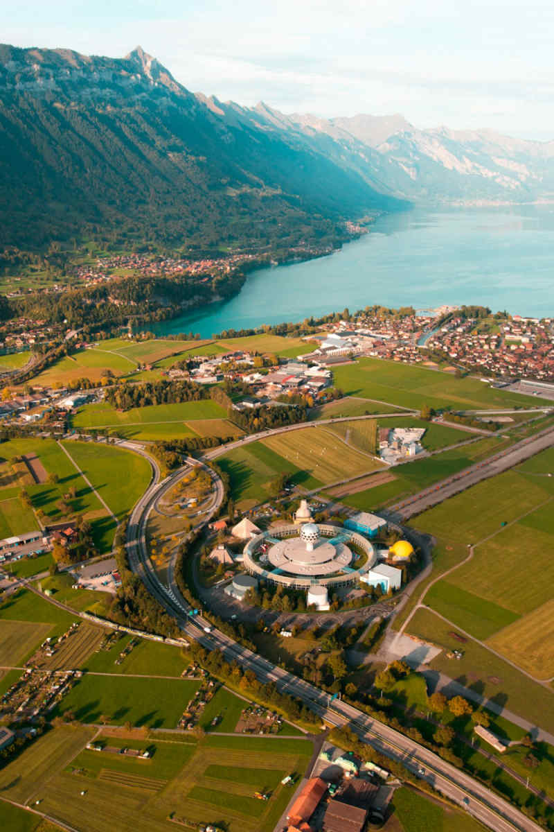 Wall Poster - Coastline in Interlaken