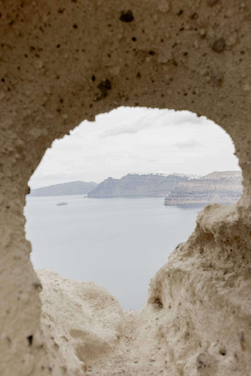 Wall Poster - Desert in Santorini