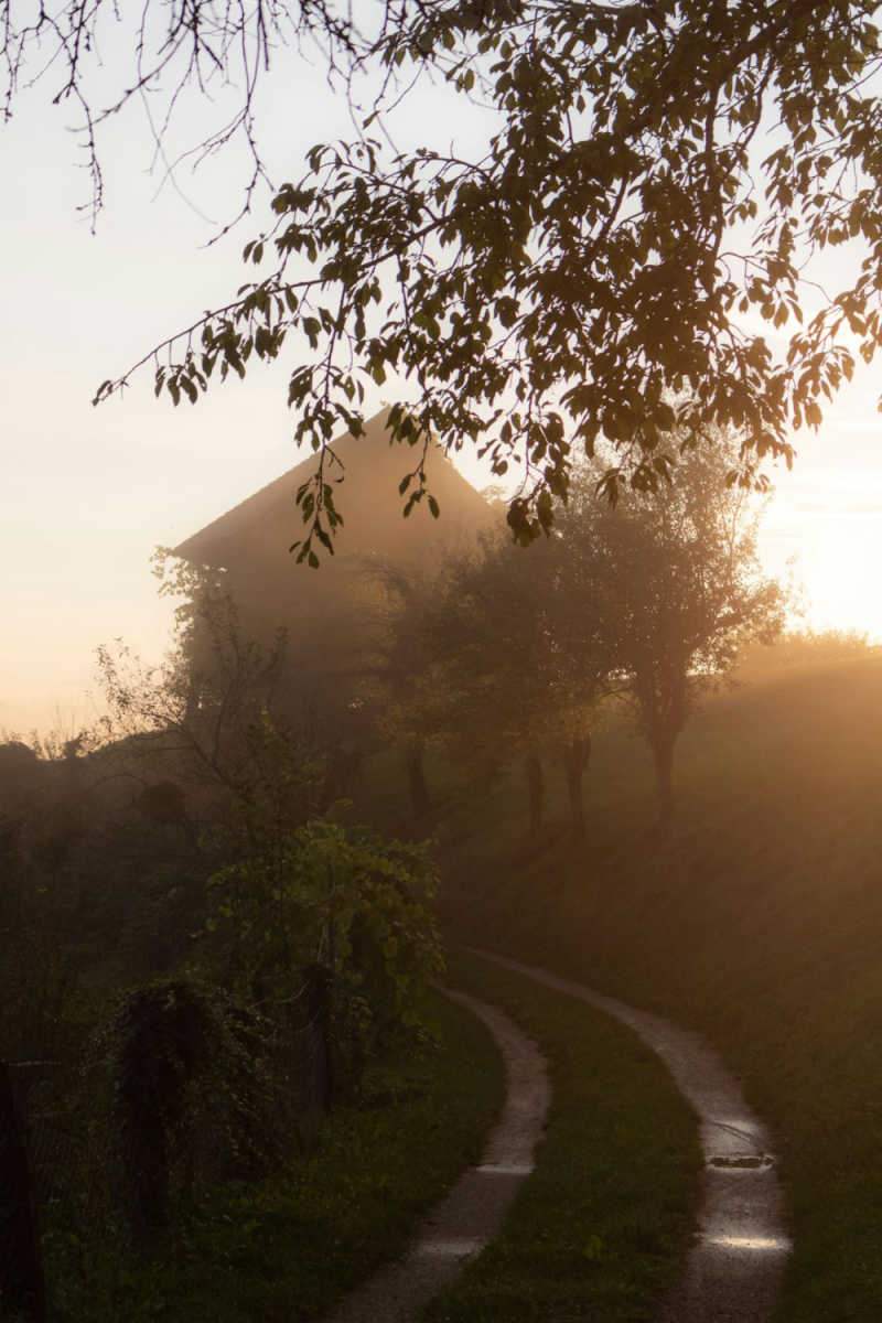 Wall Poster - Farmhouse in Slovenia