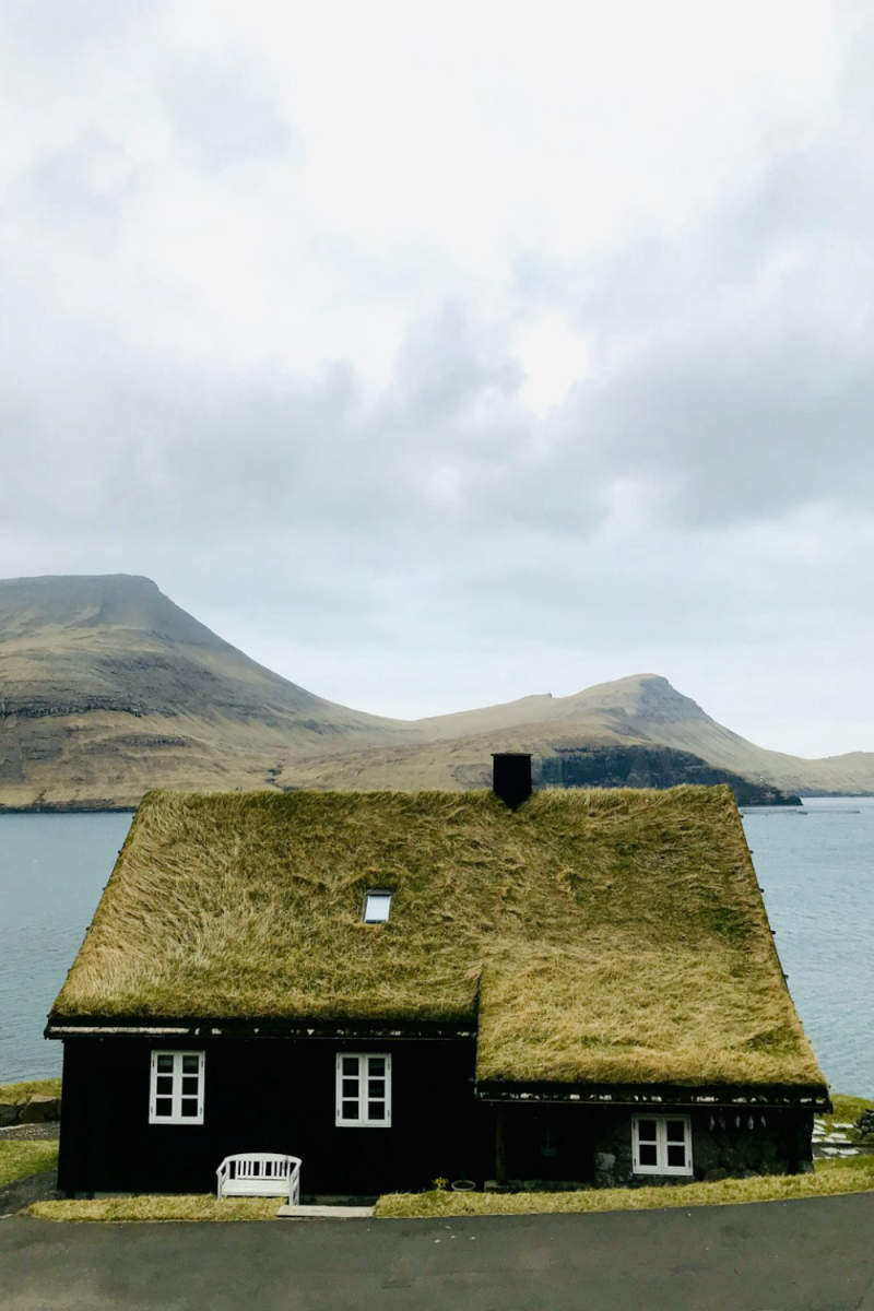 Wall Poster - Farmhouse in the Faroe Islands