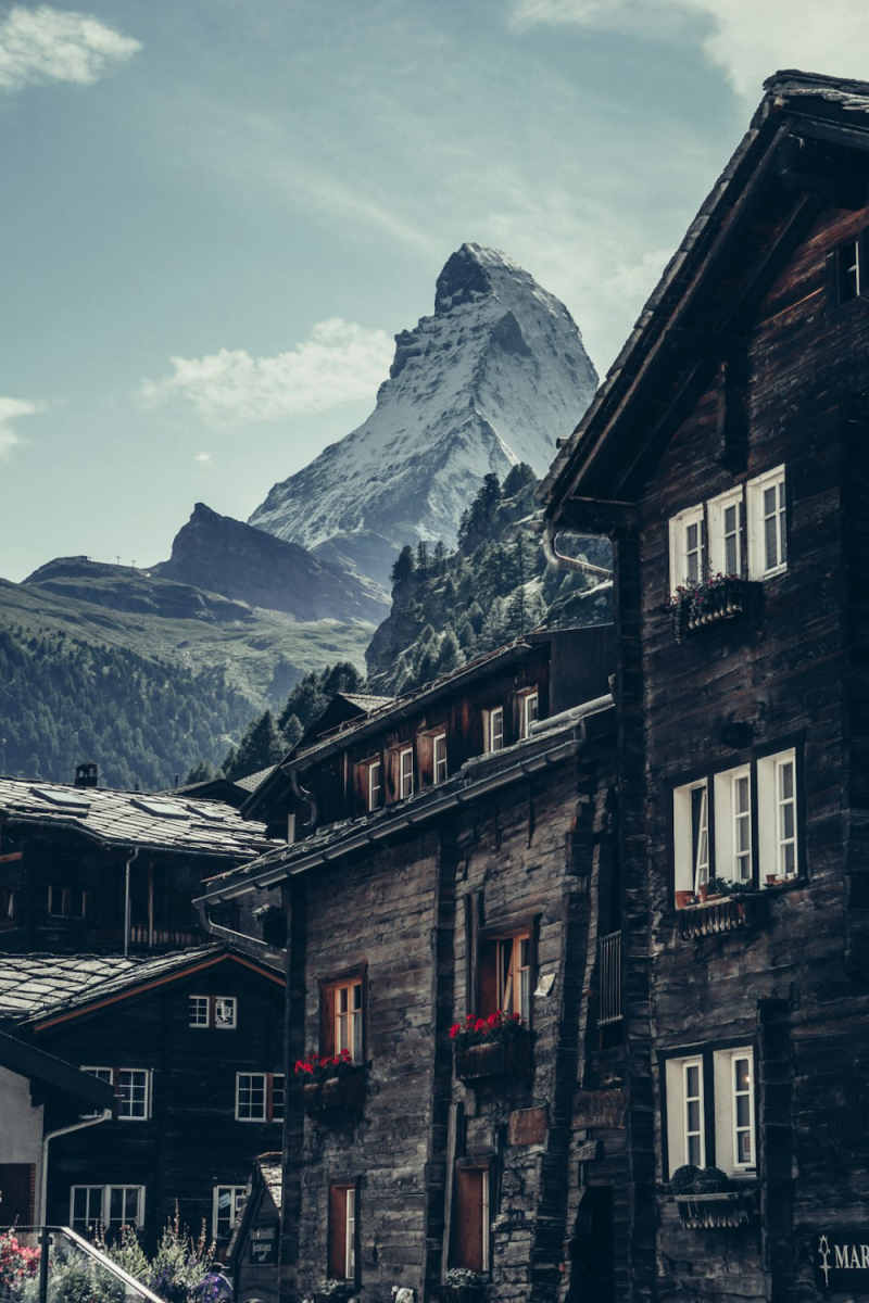 Wall Poster - Farmhouse in Zermatt