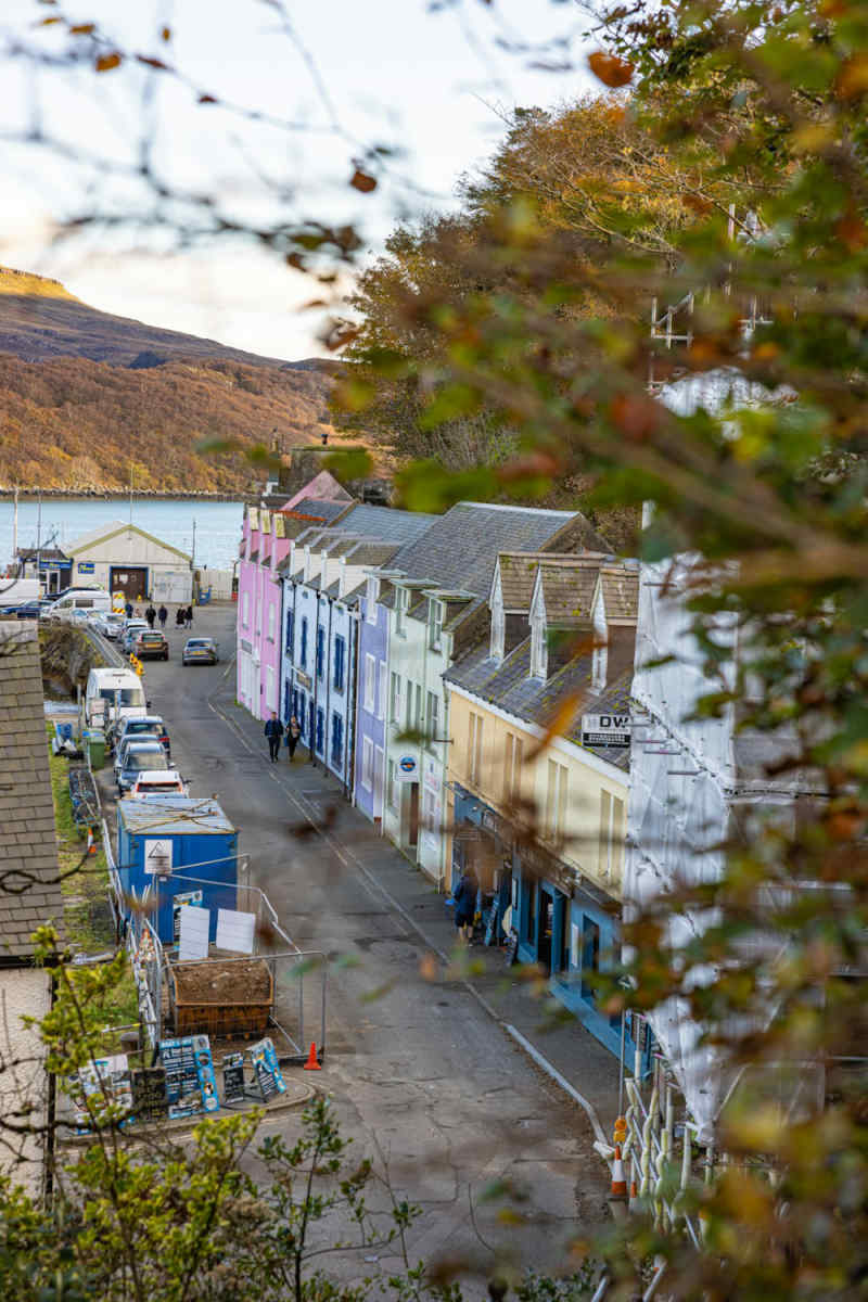 Wall Poster - Fishing Village in the Scottish Isles
