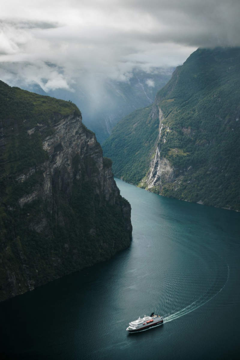 Wall Poster - Fjord in Norway