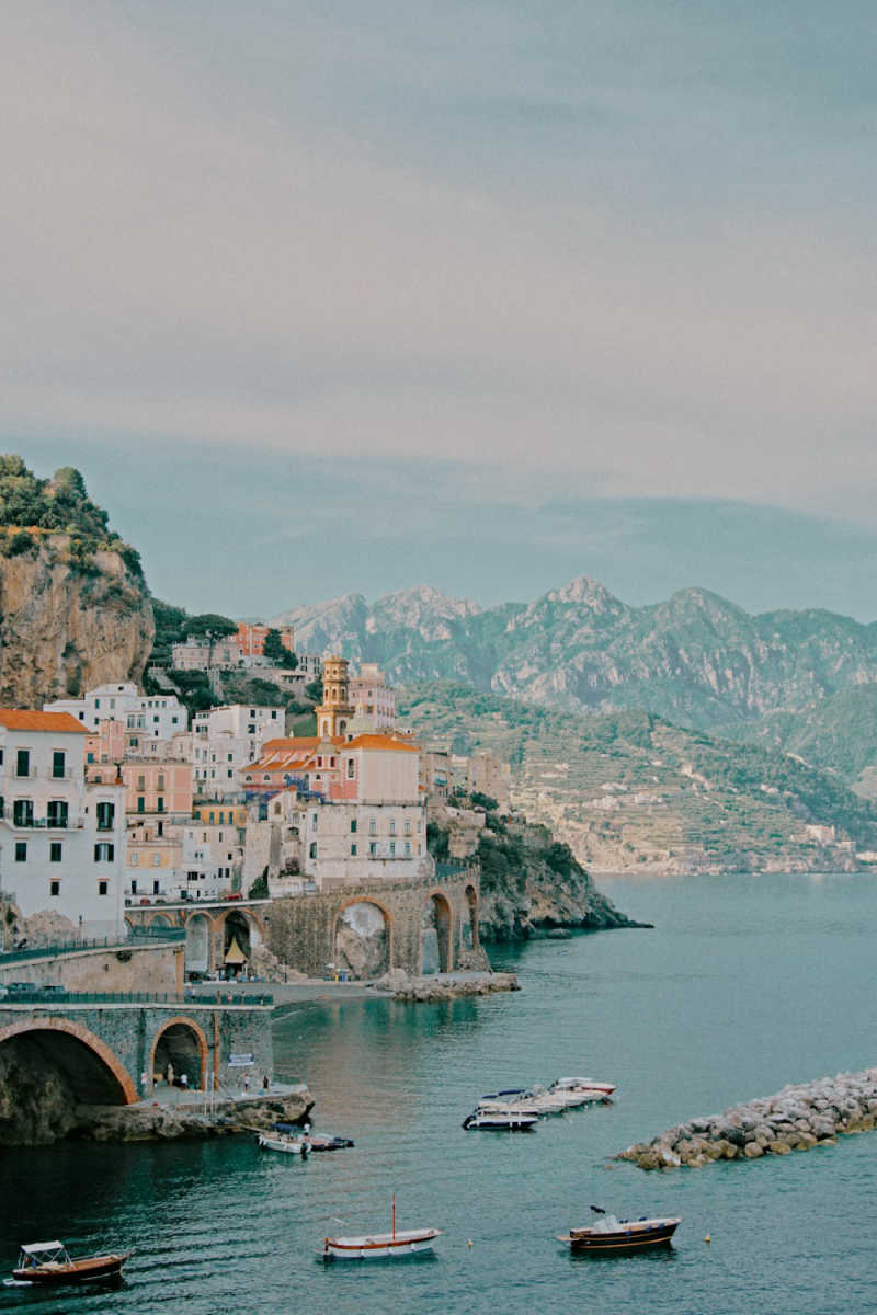 Wall Poster - Fjord in the Amalfi Coast