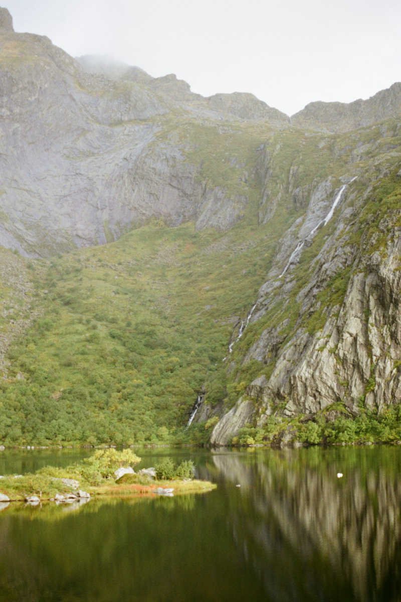 Wall Poster - Fjord in the Rocky Mountains