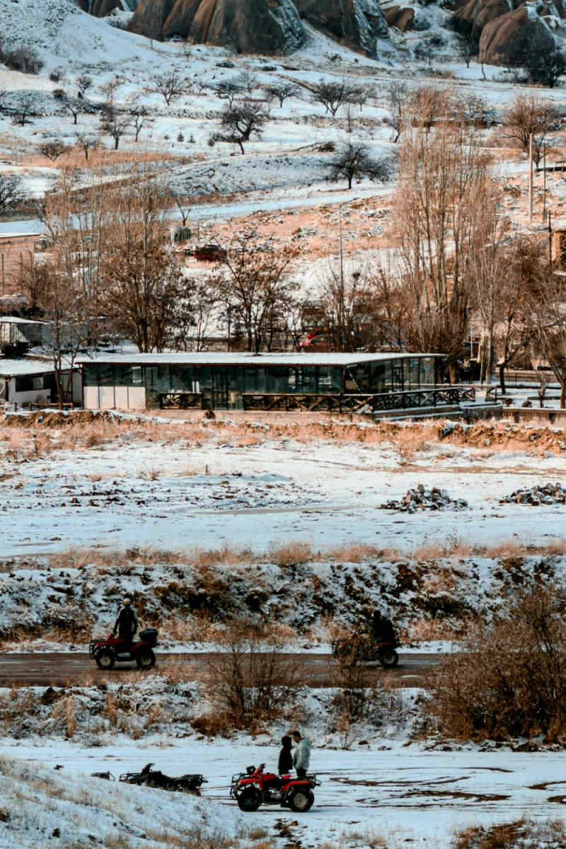Wall Poster - Frozen Lake in Cappadocia