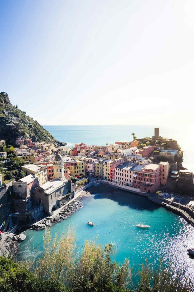 Wall Poster - Frozen Lake in Cinque Terre
