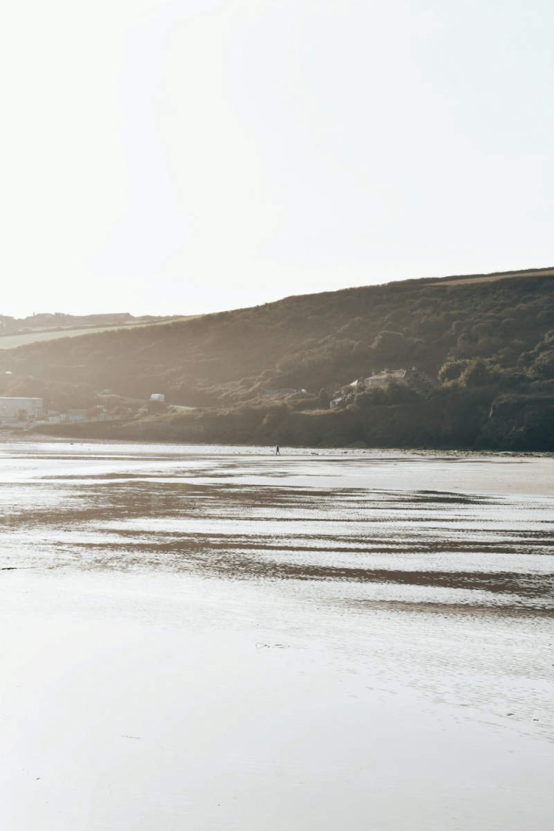 Wall Poster - Frozen Lake in Cornwall