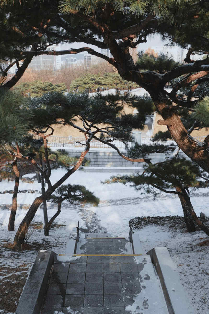Wall Poster - Frozen Lake in South Korea
