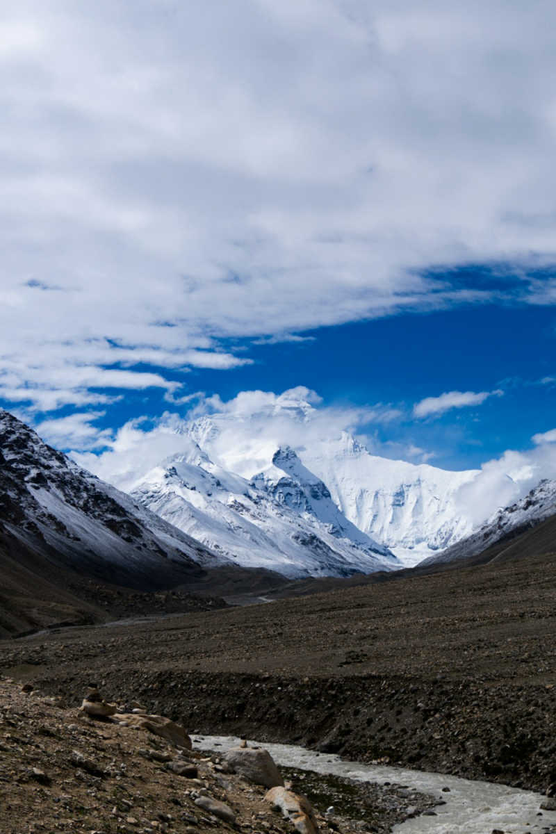 Wall Poster - Frozen Lake in Tibet
