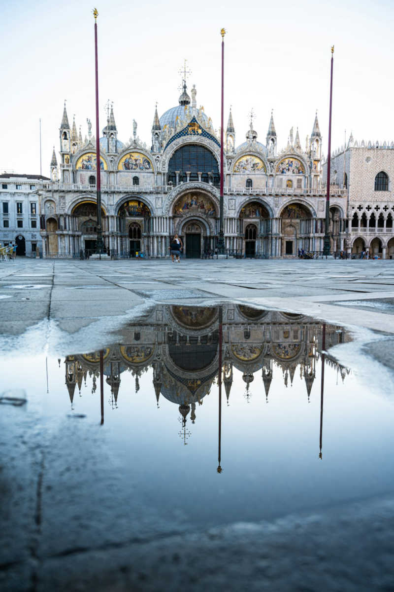 Wall Poster - Frozen Lake in Venice