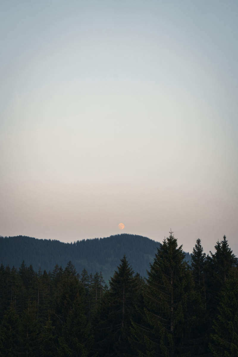 Wall Poster - Full Moon in Bavaria