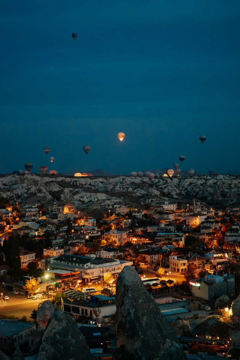 Wall Poster - Full Moon in Cappadocia