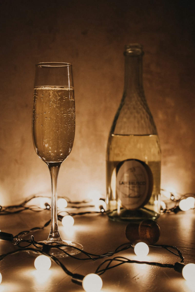 Wall Poster - Full Moon in Champagne