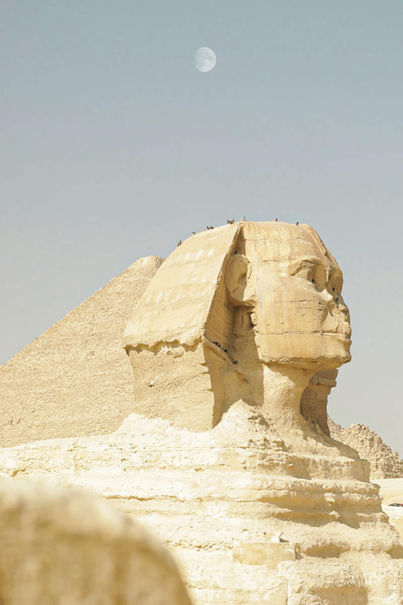 Wall Poster - Full Moon in Egypt