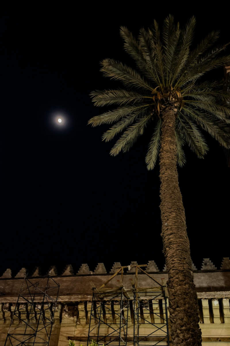 Wall Poster - Full Moon in Marrakech