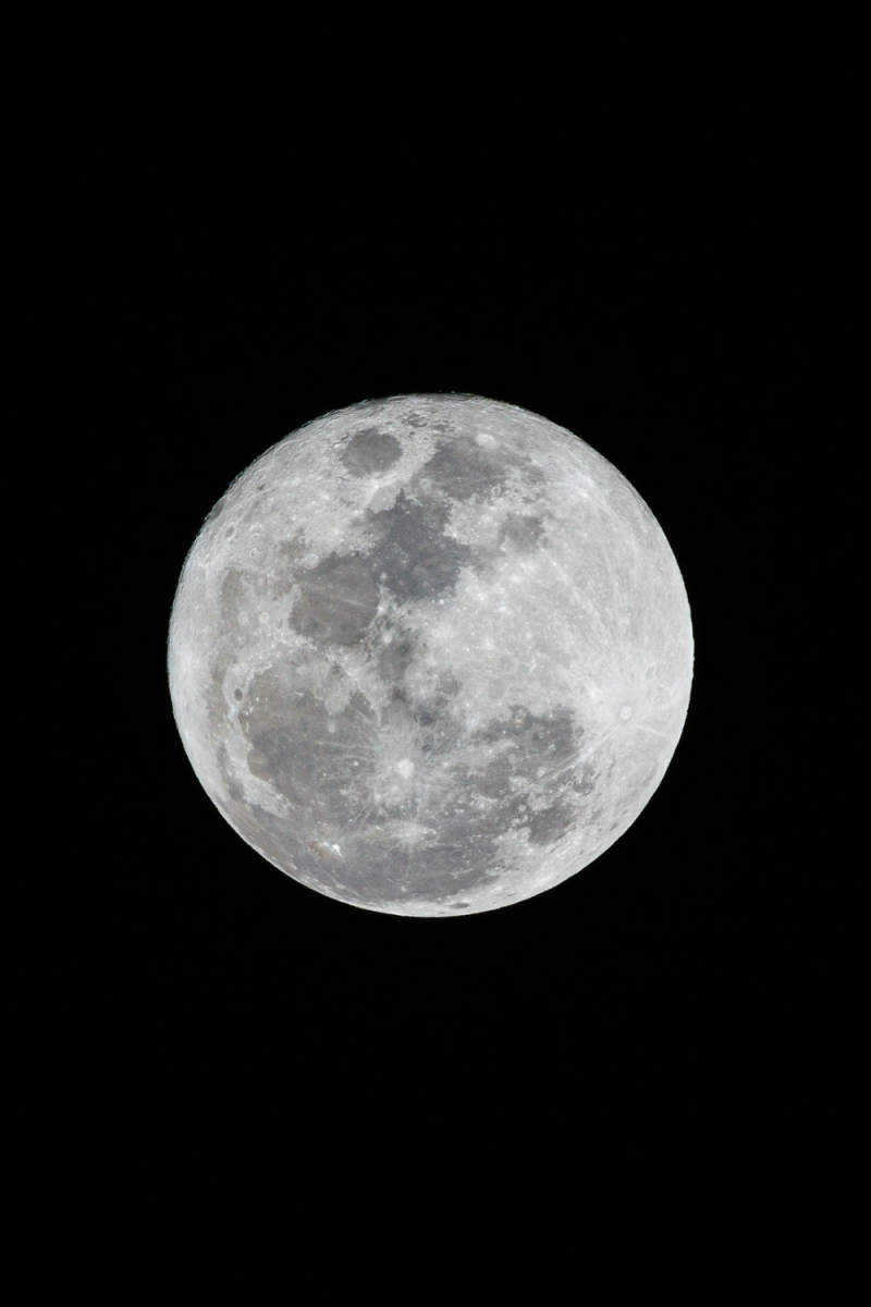 Wall Poster - Full Moon in Namibia