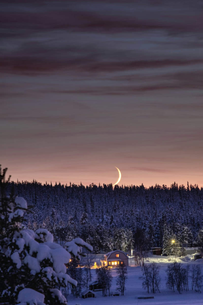 Wall Poster - Full Moon in Sweden