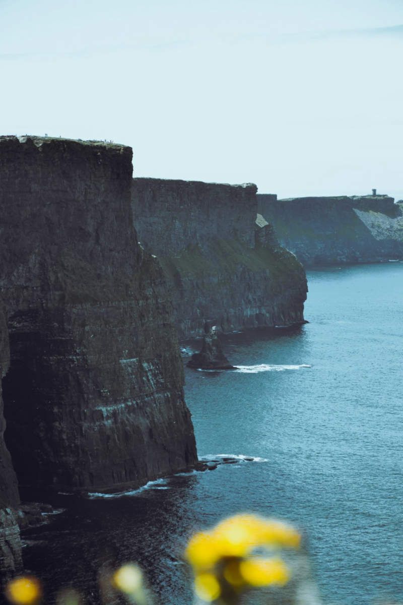 Wall Poster - Full Moon in the Cliffs of Moher