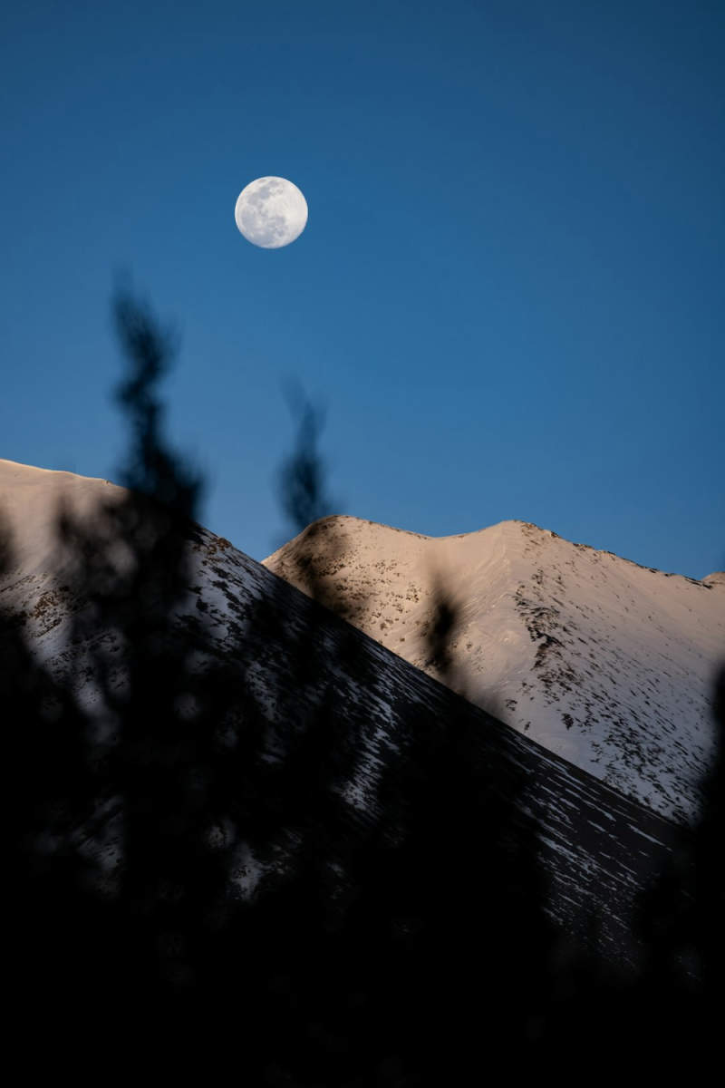 Wall Poster - Full Moon in Tibet