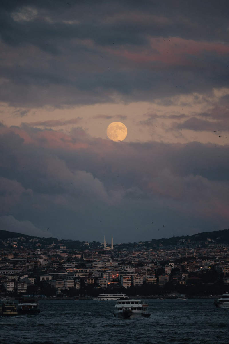 Wall Poster - Full Moon in Turkey