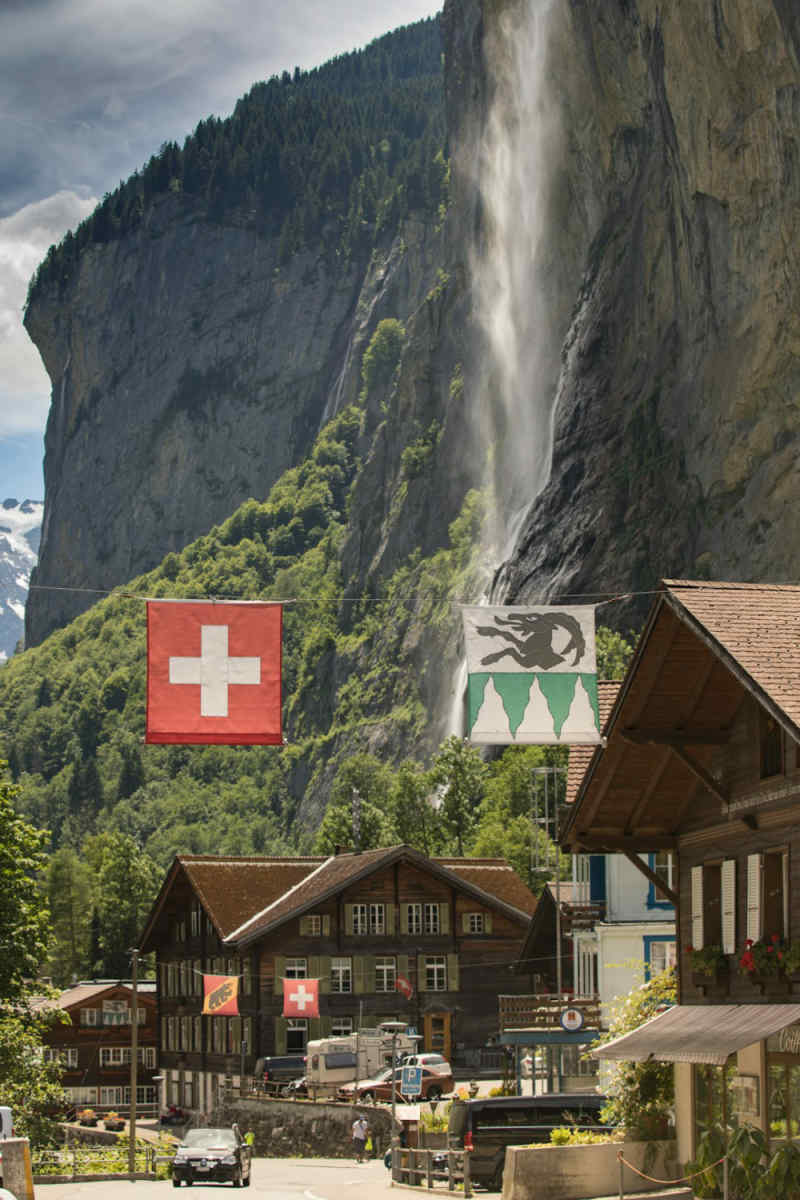 Wall Poster - Geyser in Switzerland