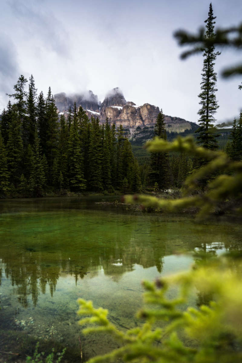 Wall Poster - Geyser in the Canadian Rockies