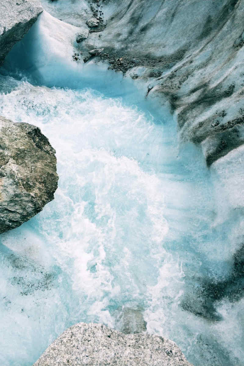Wall Poster - Glacier in Chamonix