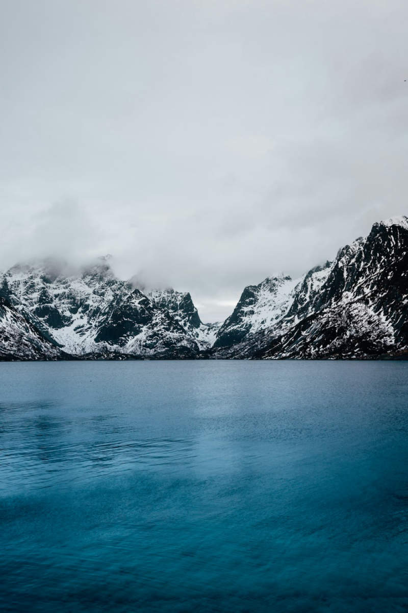 Wall Poster - Glacier in the Lofoten Islands