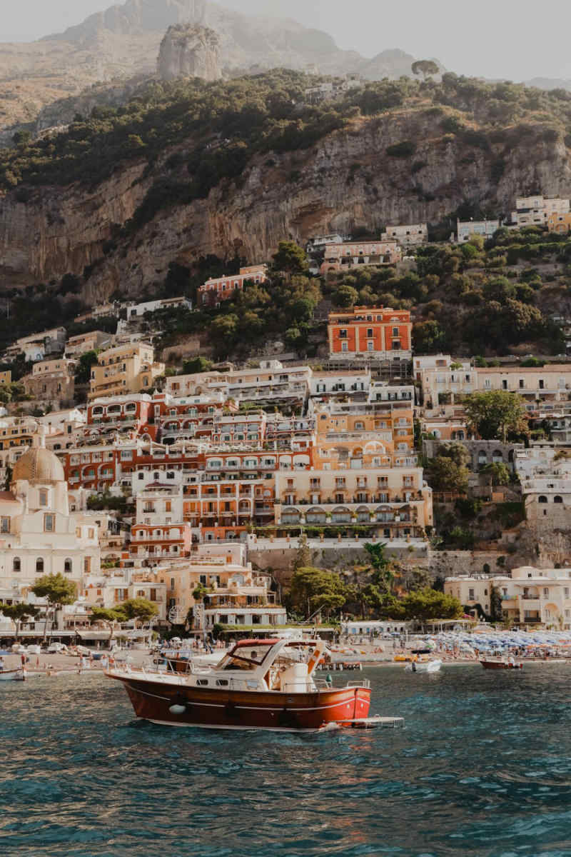 Wall Poster - Gondola in the Amalfi Coast