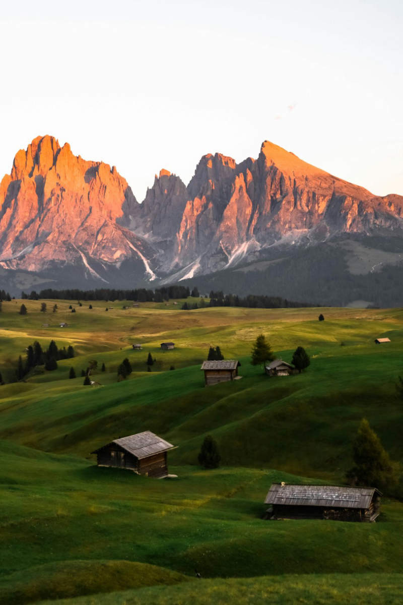 Wall Poster - Harbor in the Dolomites