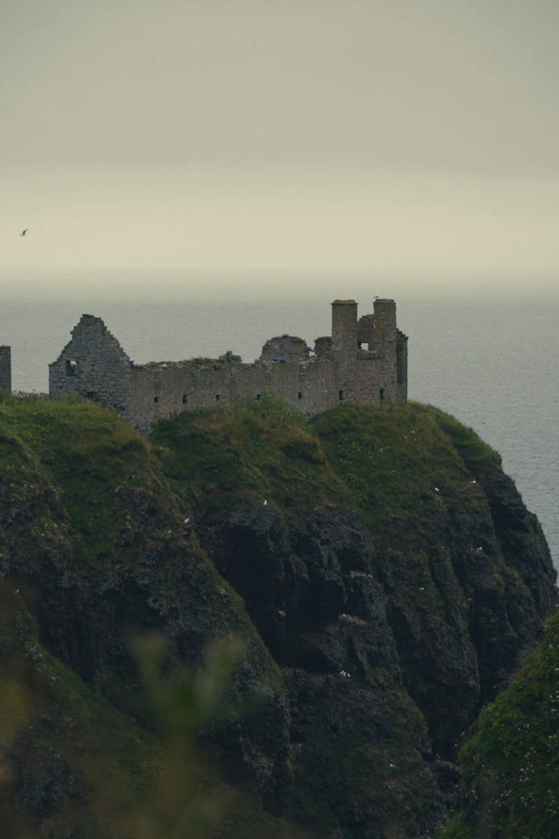 Wall Poster - Hilltop Fortress in the Scottish Coast