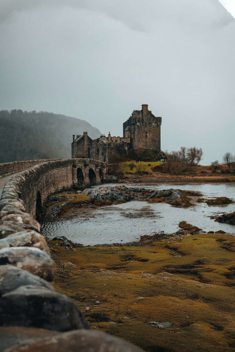 Wall Poster - Hilltop Fortress in the Scottish Highlands