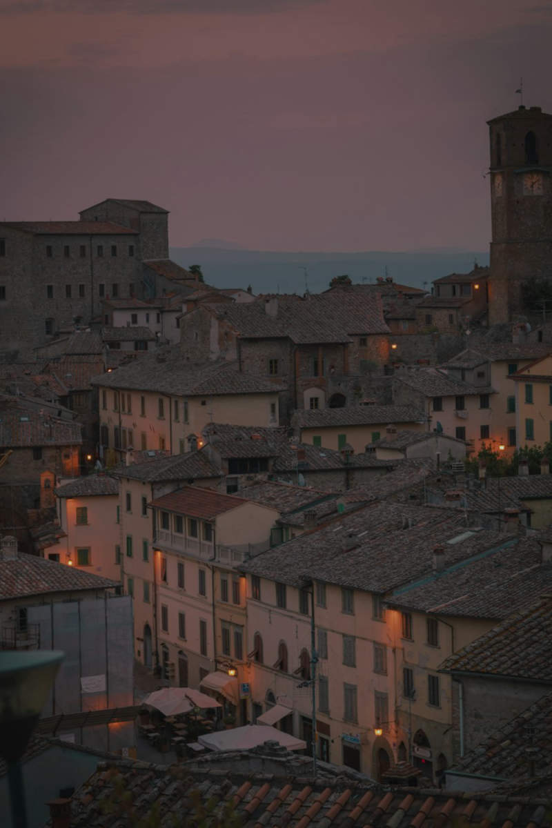 Wall Poster - Hilltop Fortress in Tuscany
