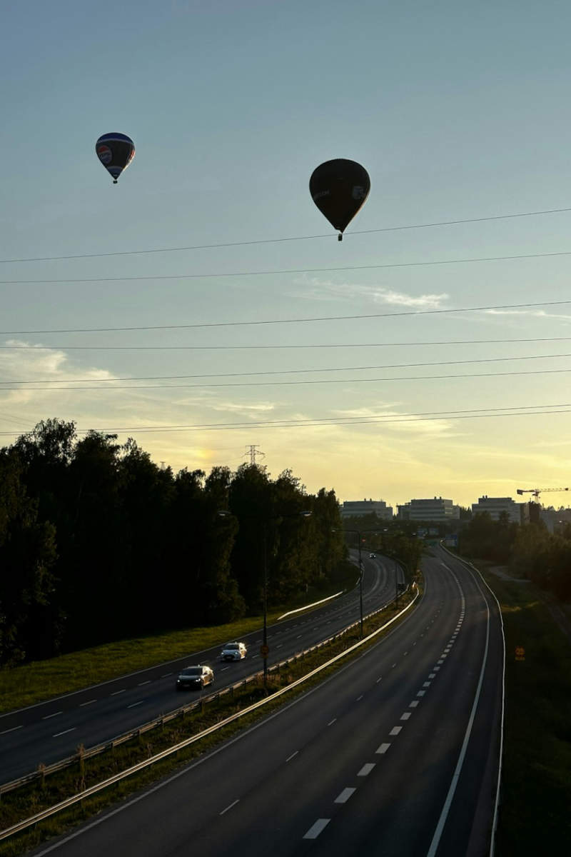 Wall Poster - Hot Air Balloons in Finland