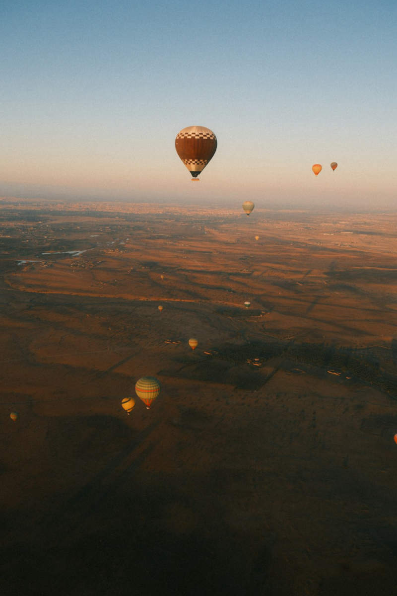 Wall Poster - Hot Air Balloons in Marrakech