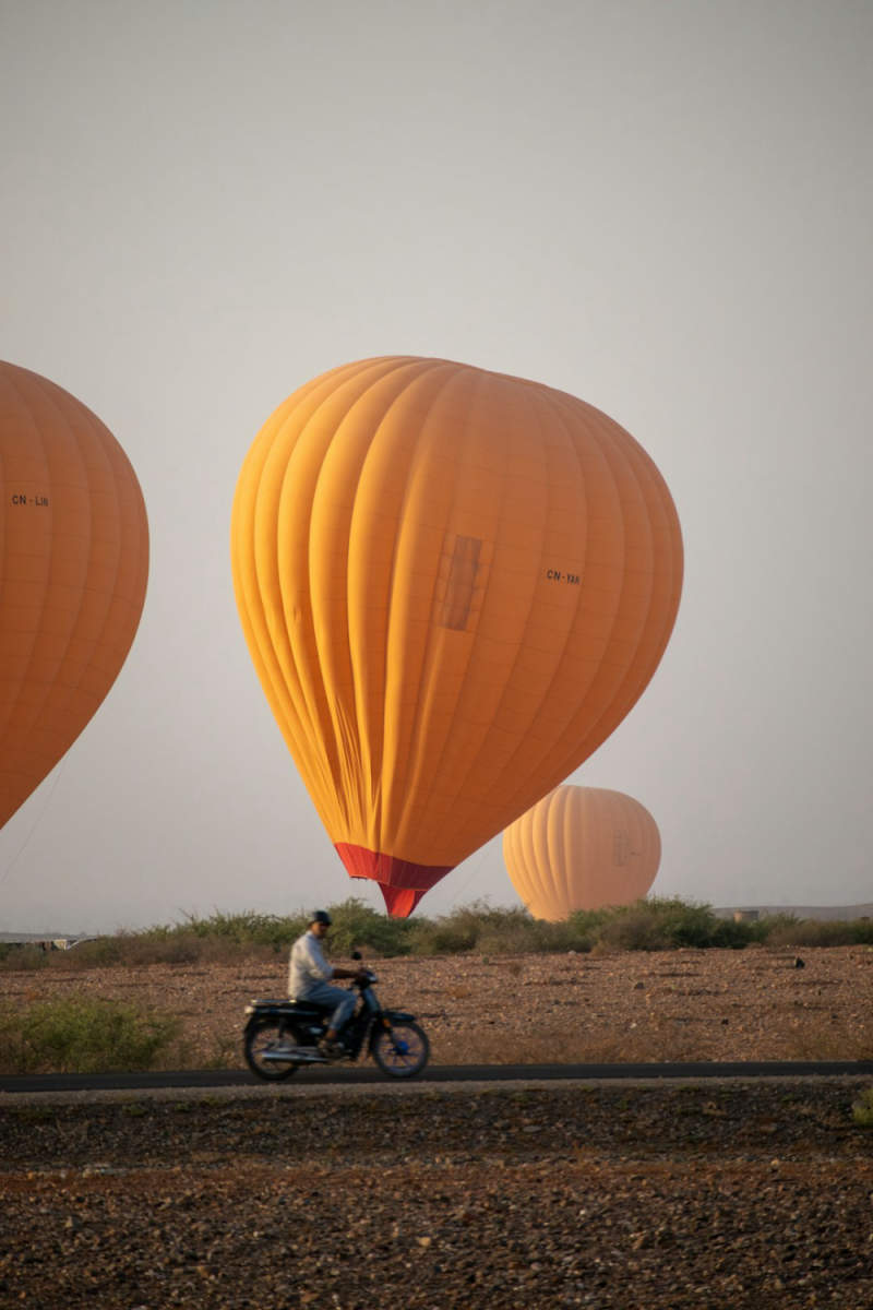 Wall Poster - Hot Air Balloons in Morocco