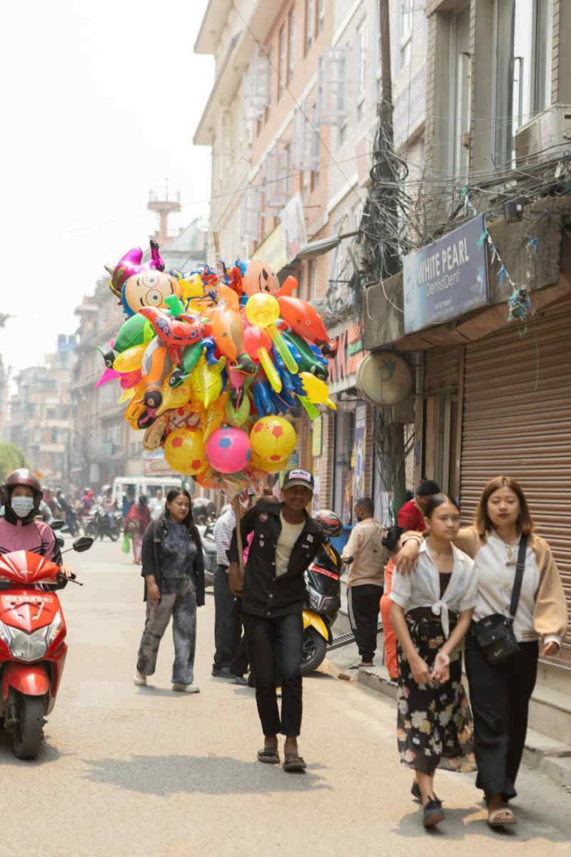 Wall Poster - Hot Air Balloons in Nepal