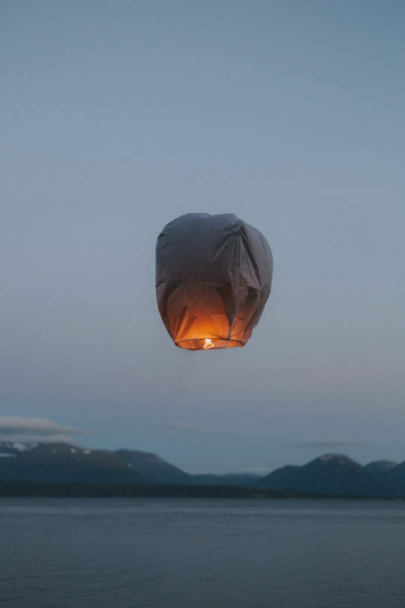 Wall Poster - Hot Air Balloons in Norway