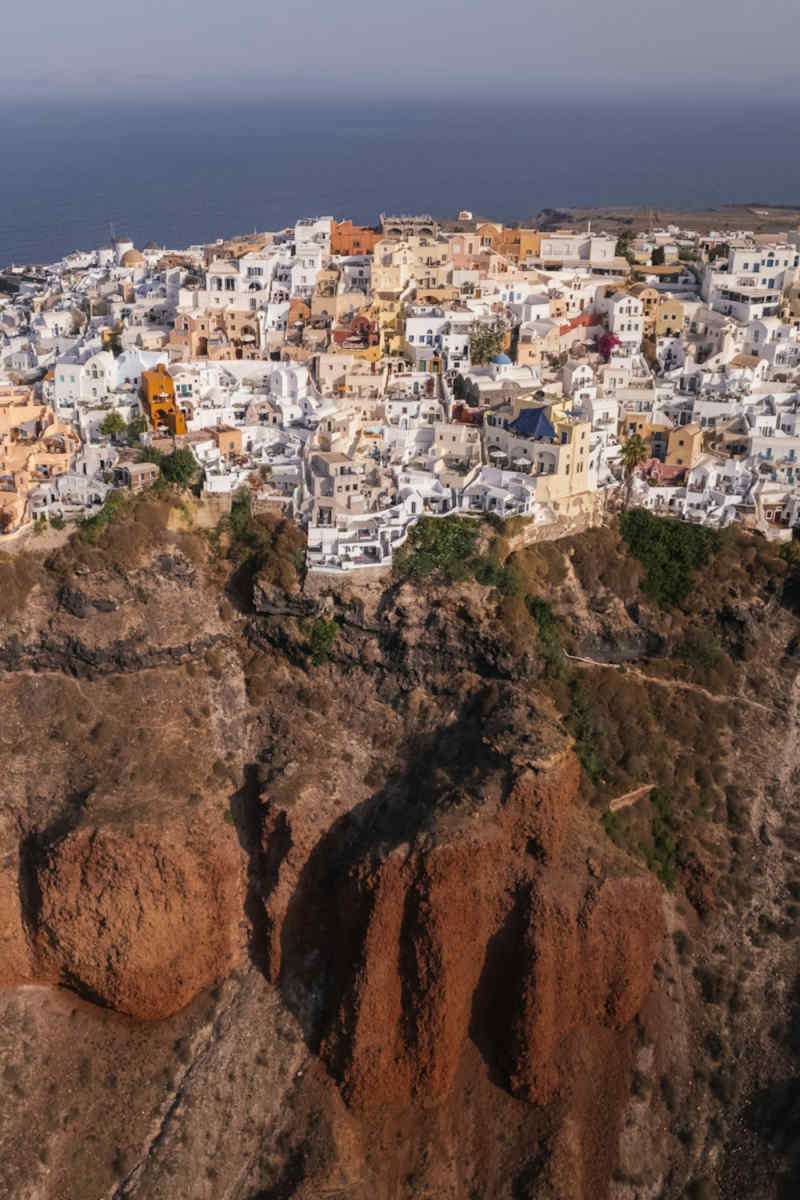 Wall Poster - Hot Air Balloons in Santorini