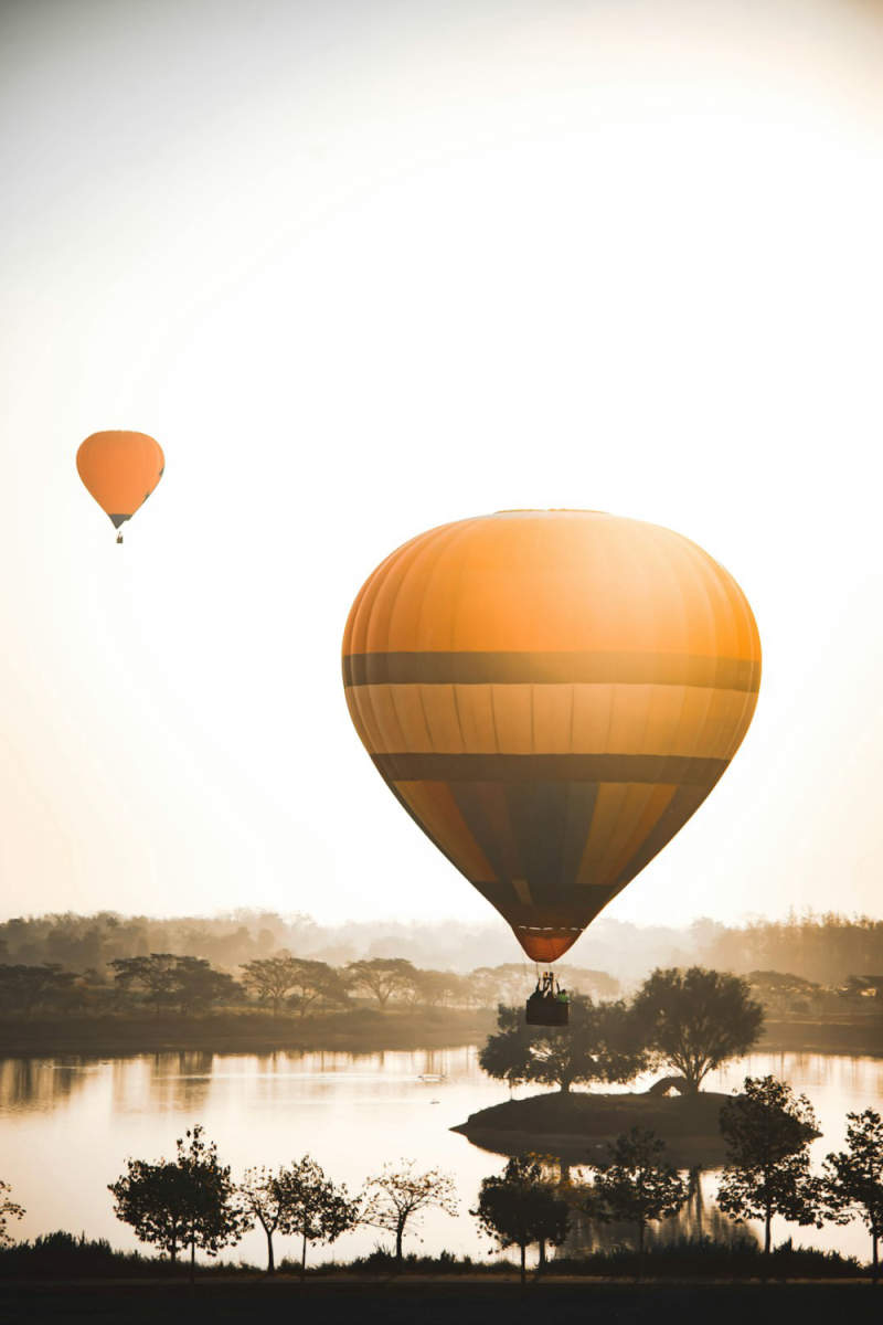 Wall Poster - Hot Air Balloons in Thailand
