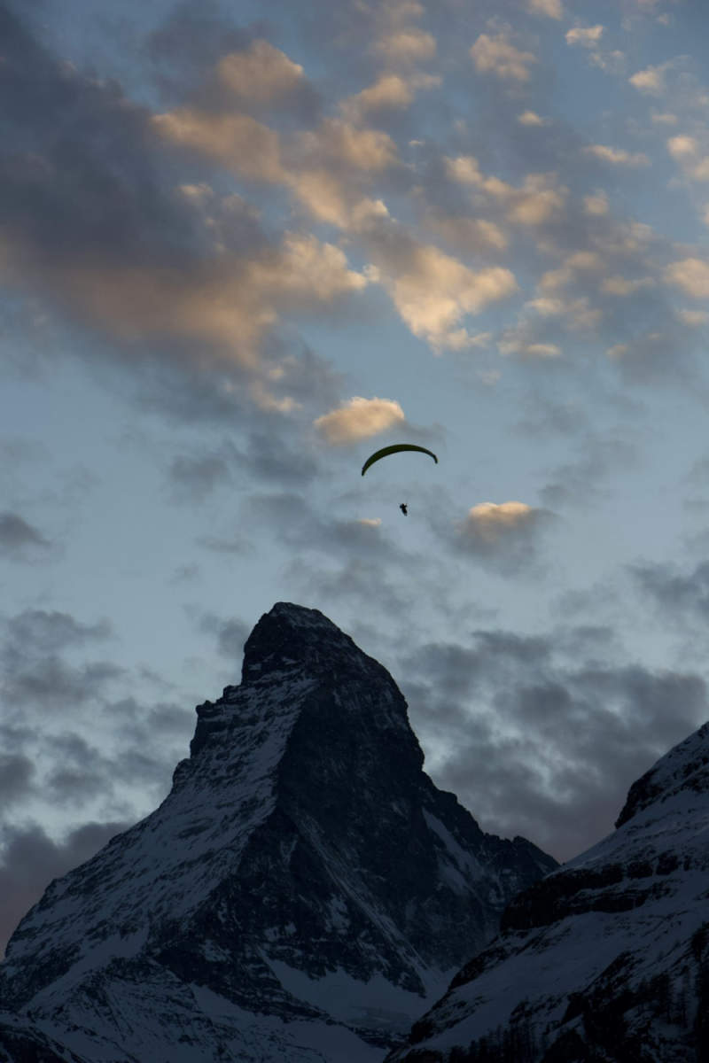 Wall Poster - Hot Air Balloons in Zermatt
