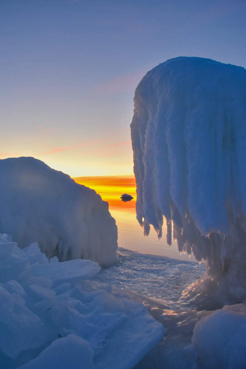 Wall Poster - Ice Cave in Sweden